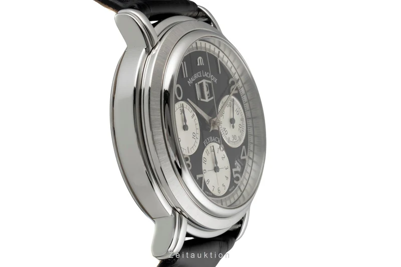 Maurice Lacroix Masterpiece Flyback chronograph steel automatic men's watch 15827 [2605719]