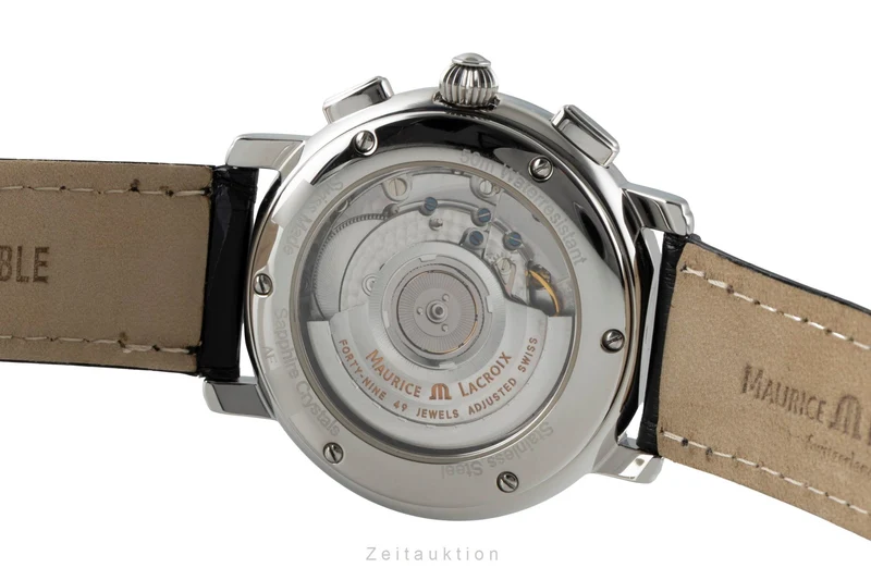 Maurice Lacroix Masterpiece Flyback chronograph steel automatic men's watch 15827 [2605719]