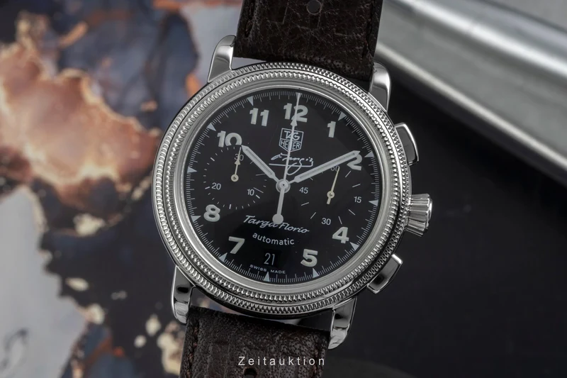 Tag Heuer Targa Florio chronograph steel automatic men's watch CX2113.FC6177 Limited [2605614]