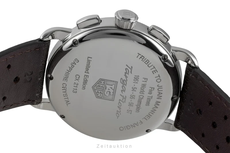 Tag Heuer Targa Florio chronograph steel automatic men's watch CX2113.FC6177 Limited [2605614]