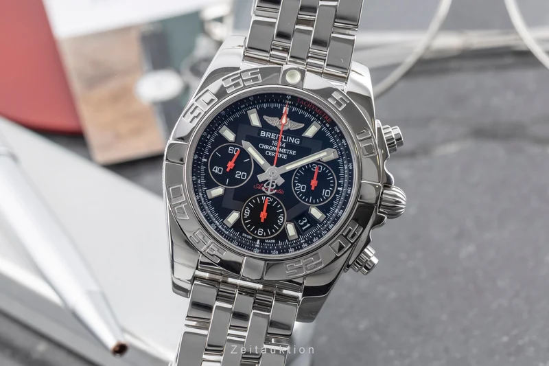Breitling Chronomat 41 chronograph steel automatic men's watch AB0141 S014BB4PA Limited [2605550]