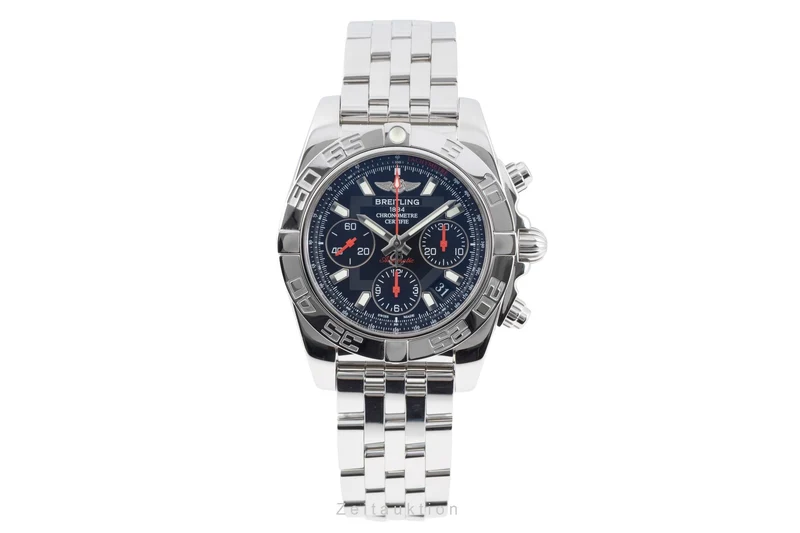 Breitling Chronomat 41 chronograph steel automatic men's watch AB0141 S014BB4PA Limited [2605550]
