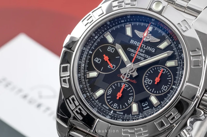 Breitling Chronomat 41 chronograph steel automatic men's watch AB0141 S014BB4PA Limited [2605550]