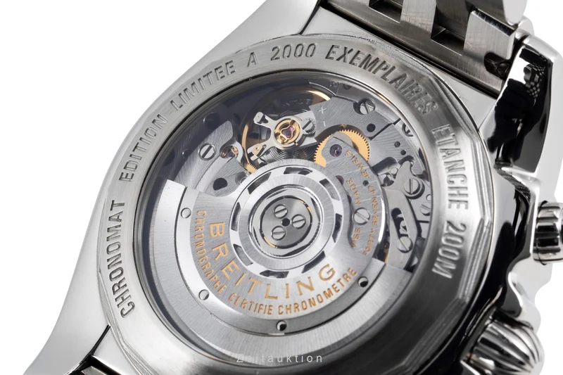 Breitling Chronomat 41 chronograph steel automatic men's watch AB0141 S014BB4PA Limited [2605550]