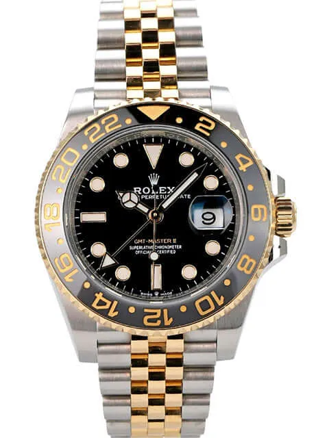 Rolex GMT-Master II Edelstahl Gelbgold 126713GRNR