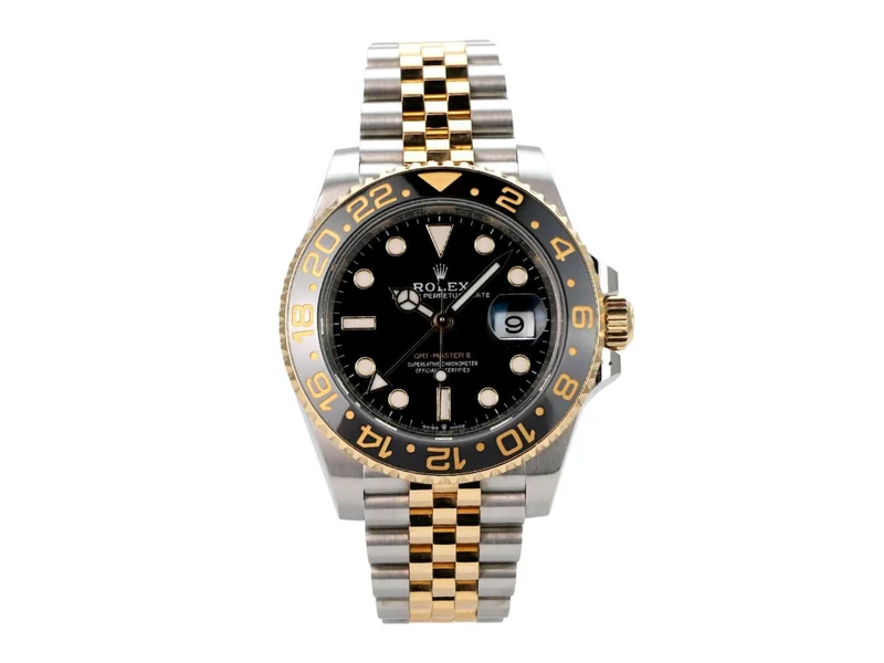 Rolex GMT-Master II Edelstahl Gelbgold 126713GRNR