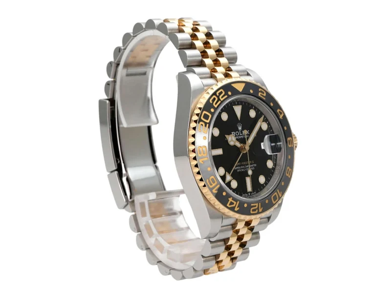 Rolex GMT-Master II Edelstahl Gelbgold 126713GRNR