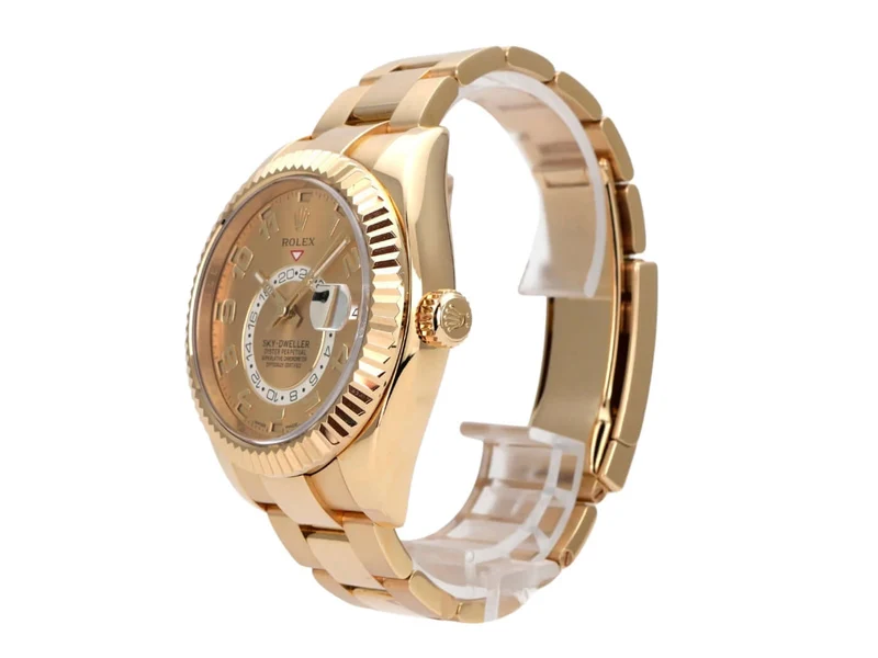 Rolex Sky-Dweller 326938 Gelbgold Champagnerfarben