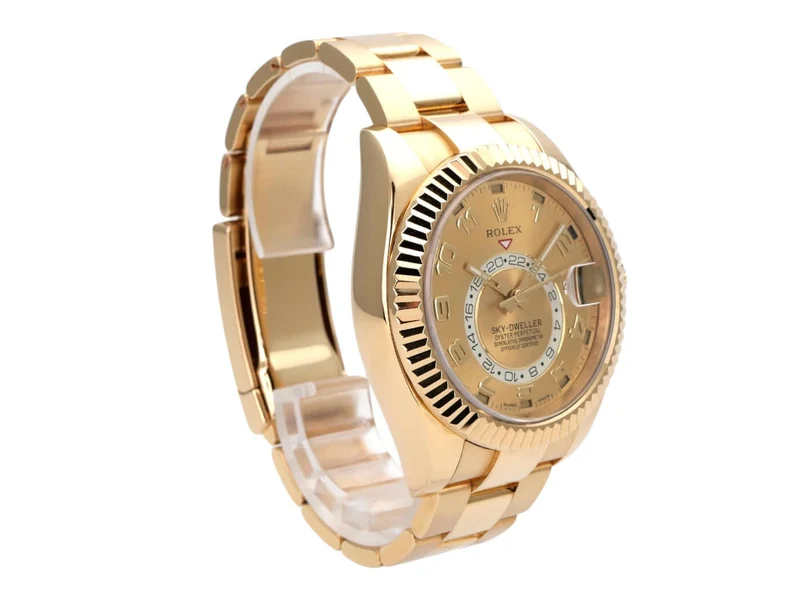Rolex Sky-Dweller 326938 Gelbgold Champagnerfarben