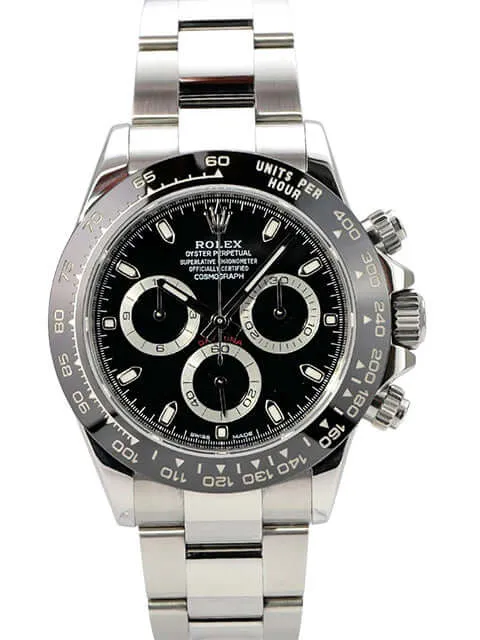 Rolex Daytona Edelstahl 116500LN Schwarz