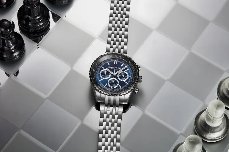 Raceway Chrono 1010B Mens 42mm