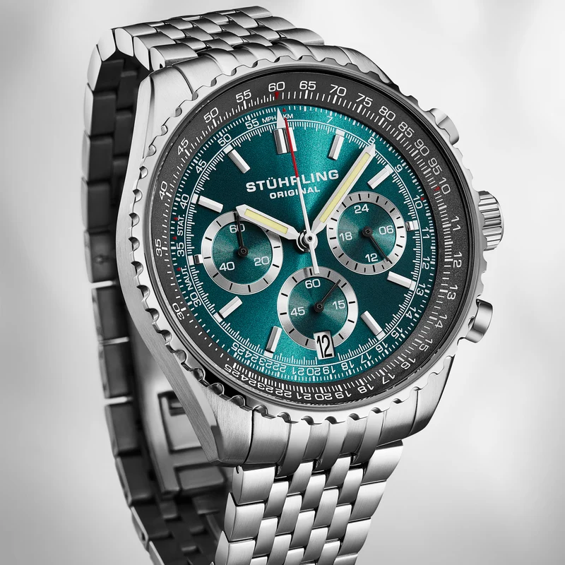 Raceway Chrono 1010B Mens 42mm