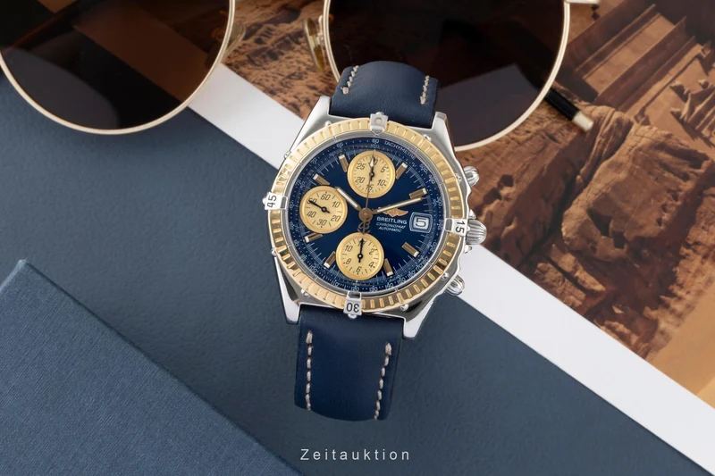 Breitling Chronomat chronograph steel / gold automatic men's watch D13350 [2605902]