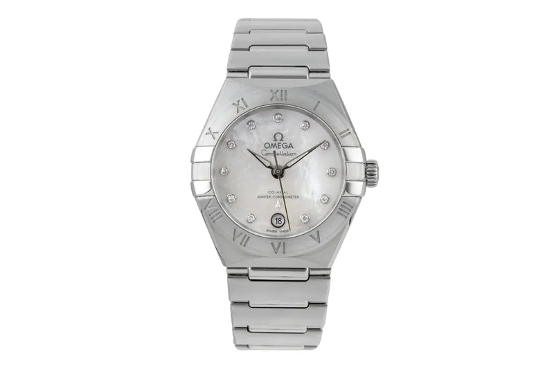 Omega Constellation steel automatic women's watch 131.10.29.20.55.001 LP: 8600EUR [2605844]