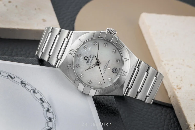 Omega Constellation steel automatic women's watch 131.10.29.20.55.001 LP: 8600EUR [2605844]