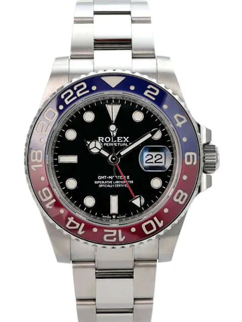 Rolex GMT-Master II Edelstahl 126710BLRO Oyster-Band