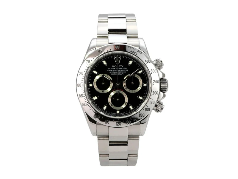 Rolex Daytona Edelstahl 116520 Schwarz