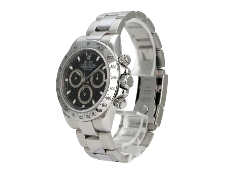 Rolex Daytona Edelstahl 116520 Schwarz