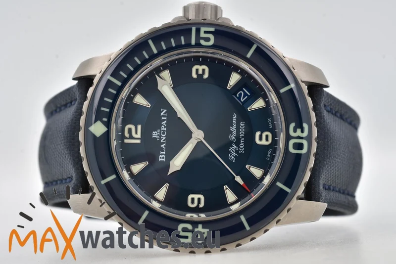 Blancpain Fifty Fathoms Air Titanium Blue Dial 5015 12B40 052A