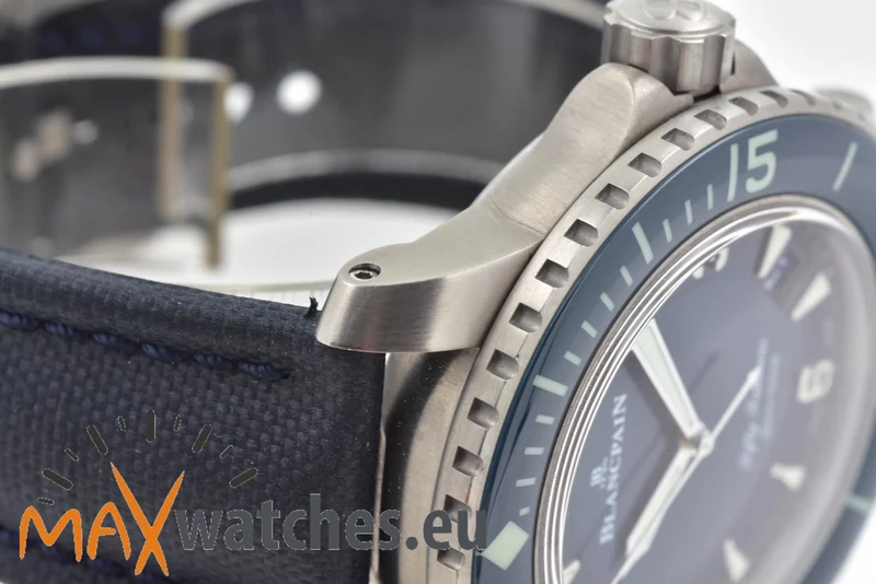 Blancpain Fifty Fathoms Air Titanium Blue Dial 5015 12B40 052A