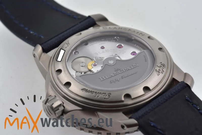 Blancpain Fifty Fathoms Air Titanium Blue Dial 5015 12B40 052A
