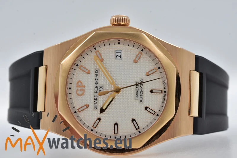 Girard Perregaux Laureato 18k Roségold Gold Rose 81005-52-132-BB6A
