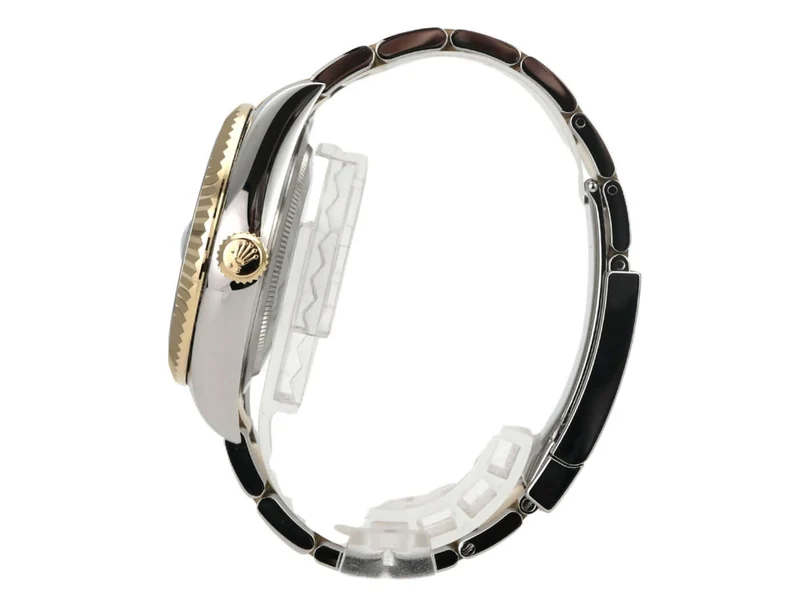 Rolex Sky-Dweller Edelstahl Gelbgold 326933 Schwarz