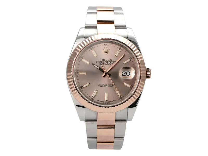 Rolex Datejust 41 Edelstahl Everose-Gold 126331 Sundust
