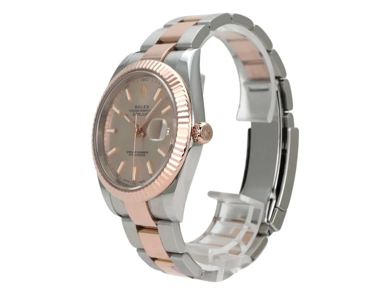 Rolex Datejust 41 Edelstahl Everose-Gold 126331 Sundust