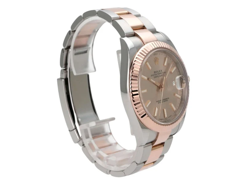 Rolex Datejust 41 Edelstahl Everose-Gold 126331 Sundust