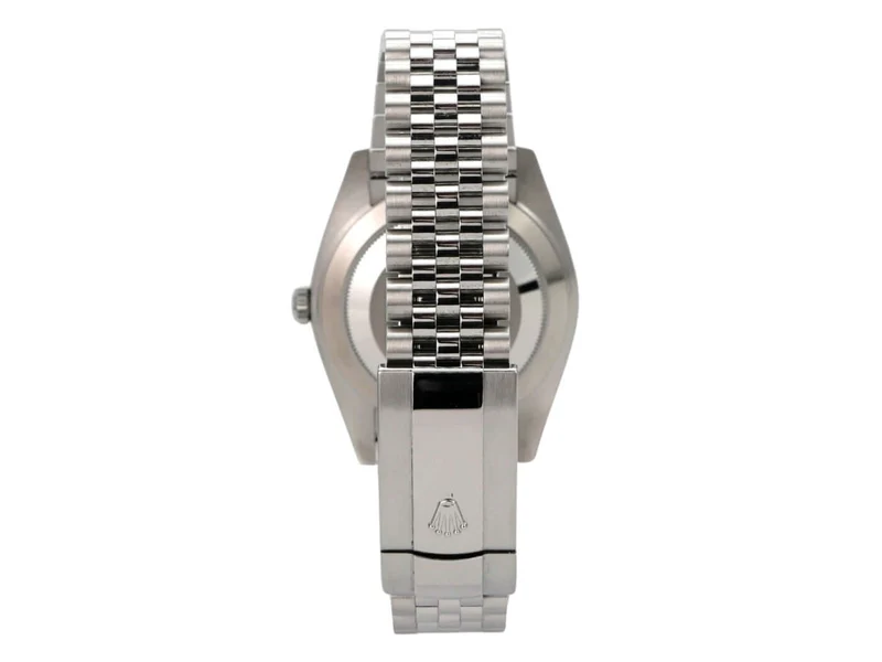 Rolex Datejust 41 Edelstahl 126300 Rhodium Römisch Jubile-Band