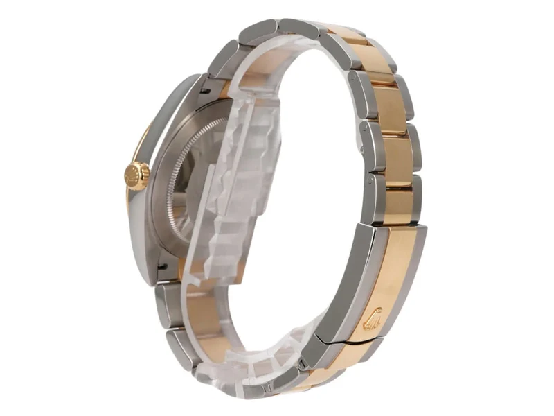 Rolex Datejust 41 Edelstahl Gelbgold 126333 Weiß