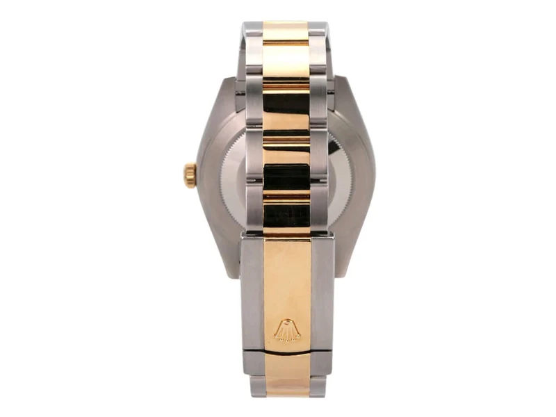 Rolex Datejust 41 Edelstahl Gelbgold 126333 Weiß