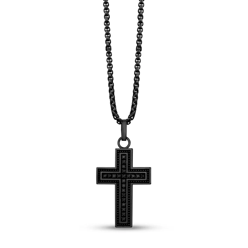 Steinbesetzter Kreuz-Anhänger