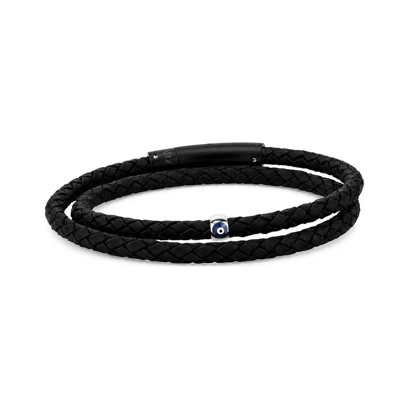 Protective Eye Leather Wrap Bracelet