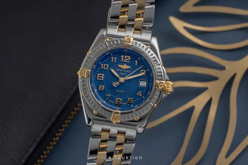 Breitling Wings steel / gold quartz women's watch B67050 [2605653]