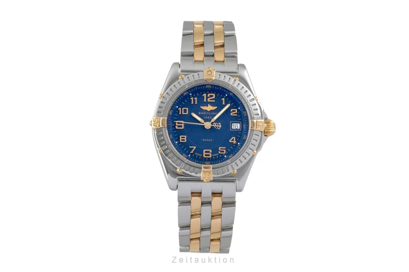Breitling Wings steel / gold quartz women's watch B67050 [2605653]