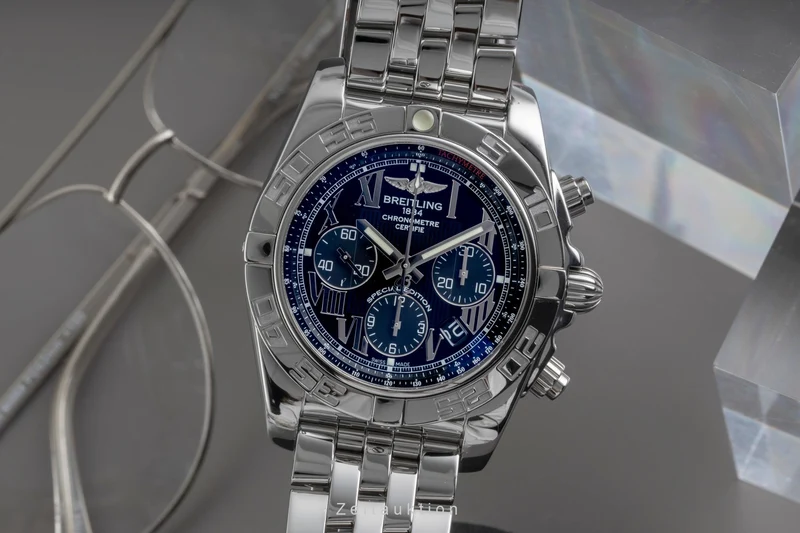 Breitling Chronomat 44 chronograph steel automatic men's watch AB011012/BD89 [2605641]