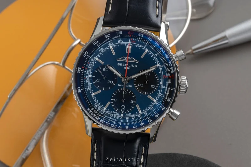 Breitling Navitimer 01 chronograph steel automatic men's watch AB0139241C1P1 LP: 9500EUR [2605683]