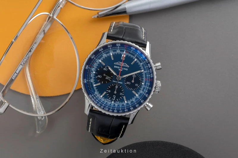Breitling Navitimer 01 chronograph steel automatic men's watch AB0139241C1P1 LP: 9500EUR [2605683]