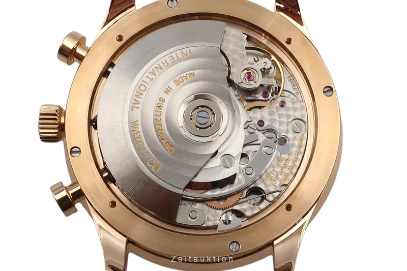 IWC Portugieser chronograph 18 ct gold automatic men's watch IW371415 LP: 25400EUR [2605777]