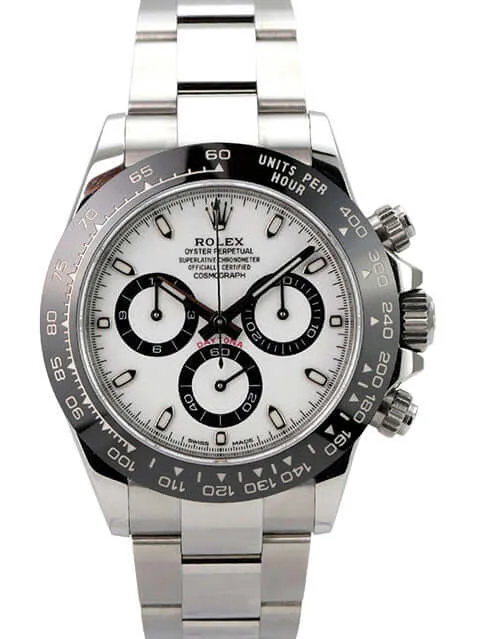 Rolex Daytona Edelstahl 116500LN Weiß