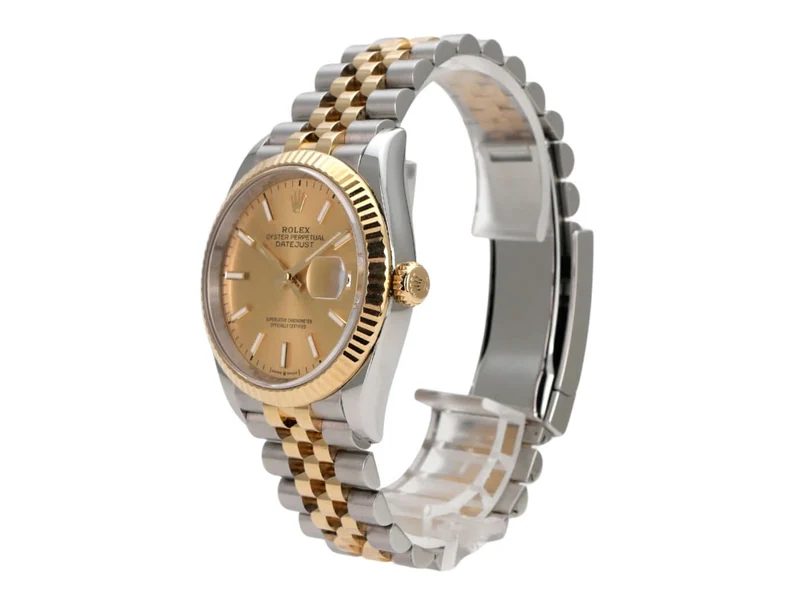 Rolex Datejust 36 126233 Champagner Jubile-Band