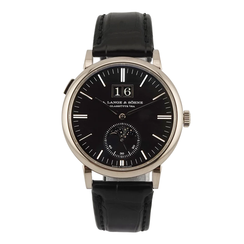 A. Lange & Söhne Saxonia Moon Phase Weißgold 384.029 - 2018