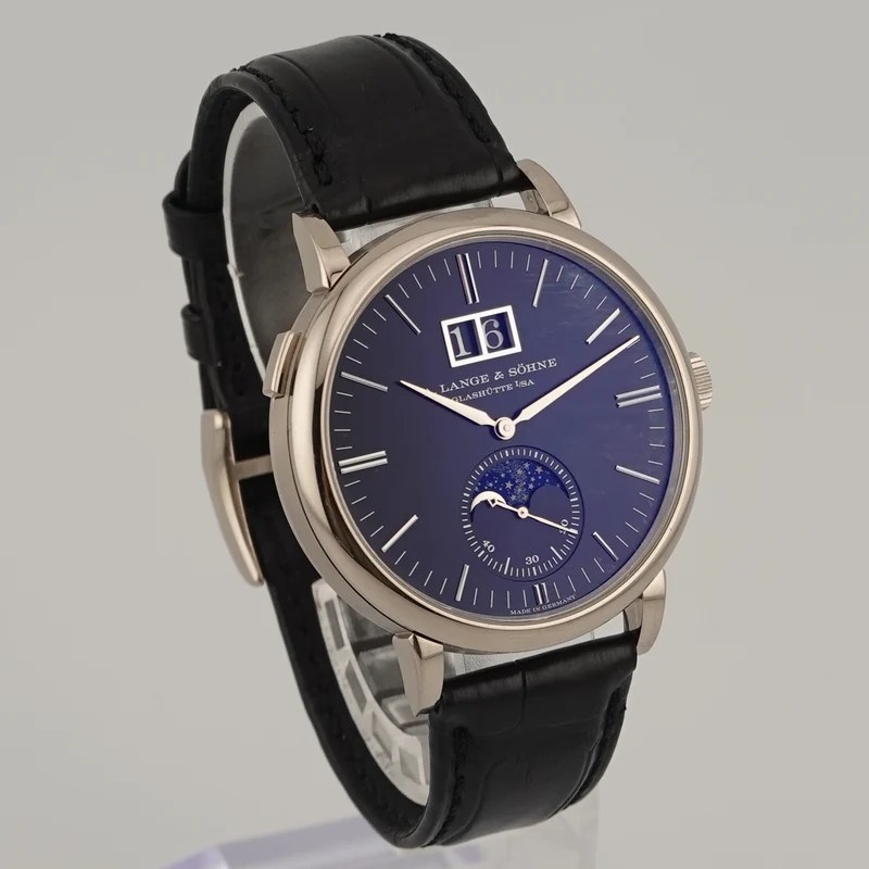 A. Lange & Söhne Saxonia Moon Phase Weißgold 384.029 - 2018