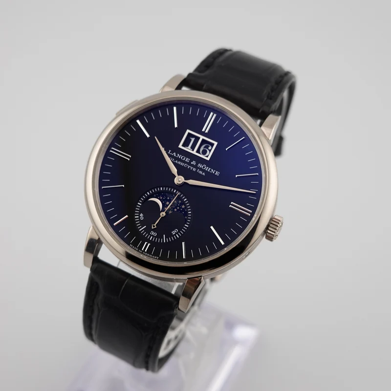 A. Lange & Söhne Saxonia Moon Phase Weißgold 384.029 - 2018