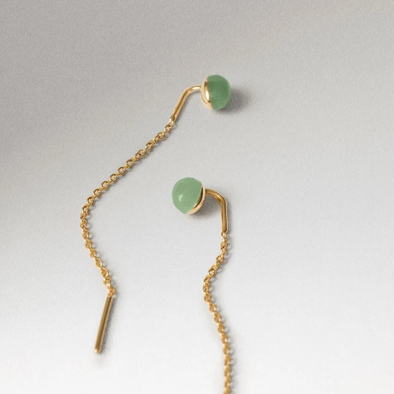 PDPaola Green Aventurine Lyra ARB1-G96-U