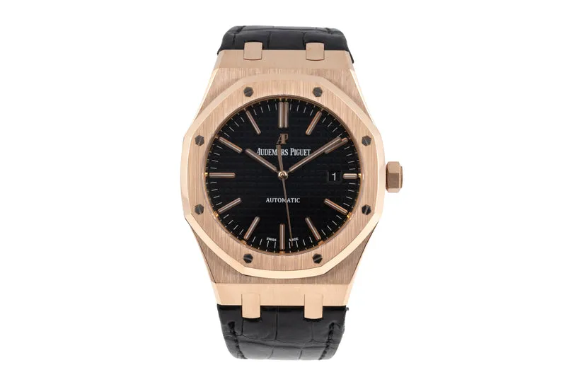 Audemars Piguet Royal Oak 18 ct red gold automatic men's watch 15400OR.OO.D002CR.01 LP: 46700EUR [2606110]