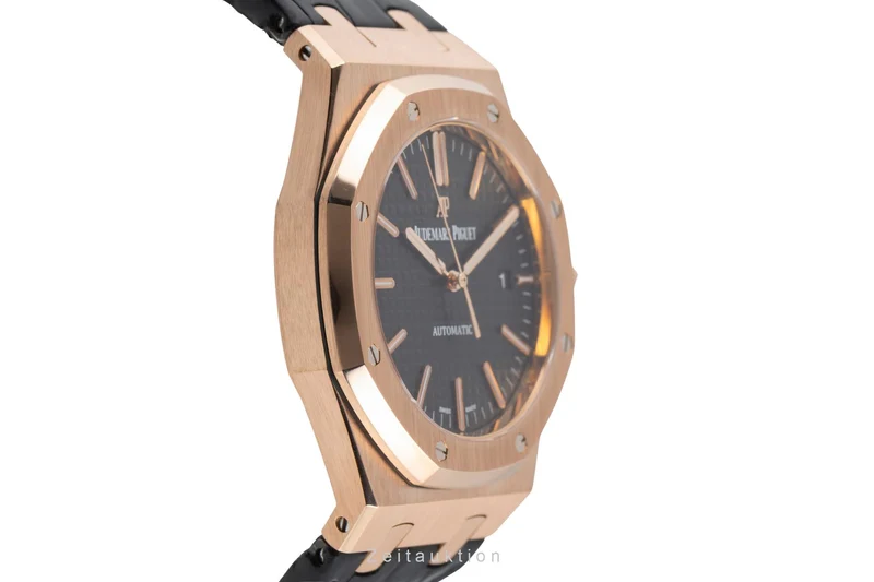 Audemars Piguet Royal Oak 18 ct red gold automatic men's watch 15400OR.OO.D002CR.01 LP: 46700EUR [2606110]