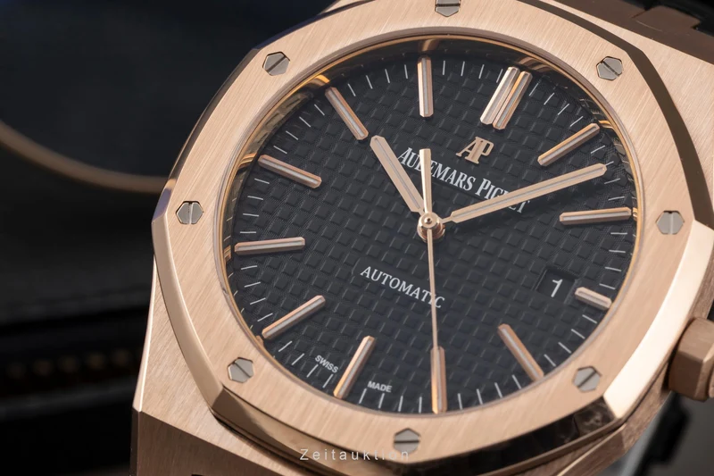 Audemars Piguet Royal Oak 18 ct red gold automatic men's watch 15400OR.OO.D002CR.01 LP: 46700EUR [2606110]
